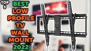 5 Best Low Profile TV Wall Mount  Top 5 Fixed TV Wall Mounts in 2022 [upl. by Gleda]