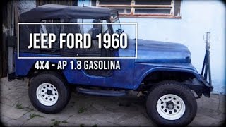 VENDO  JEEP FORD 1960  4x4 AP 18 DH disco nas 4 rodas  pneus novos ALL TERRAIN  51998546903 [upl. by Romina401]