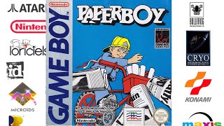 Paperboy Gameboy la vidéo du craquage [upl. by Georglana]