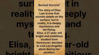 Elisa Lam An Unsolved Mystery 😱 realstories short shortsfeed trending [upl. by Adnalahs]