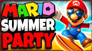 ☀️ Mario Summer Party ☀️ Brain Break ☀️ Mario Run ☀️ Freeze Dance ☀️ Just Dance [upl. by Aela596]