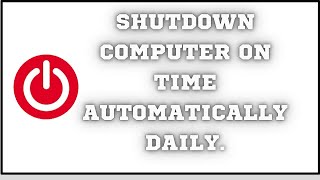 Shutdown System on right time automatically [upl. by Endaira734]