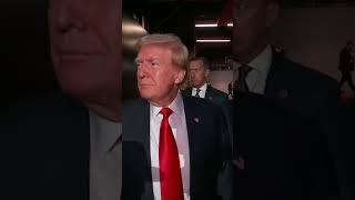 Donald Trump appears at RNC with bandaged ear after raly shootingamerica donaldtrumpnews american [upl. by Stoneman]