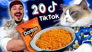 Desmintiendo 20 de las RECETAS más VIRALES de TIKTOK 🔥 [upl. by Vudimir611]