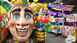 Mardi Gras World and How They Make Carnival Floats [upl. by Ylloj361]