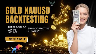 Gold XAUUSD Backtesting  SBT Strategy Results  7 Trades 6 Wins 1 Loss M15 BACKTESTING SESSION [upl. by Blane]