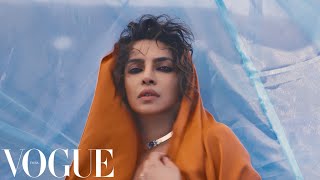 Go Behind the Scenes with Priyanka Chopra for the September  October Cover shoot  Vogue India [upl. by Kotz]