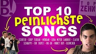 DIE TOP 10 DER PEINLICHSTEN DEUTSCHEN SONGS  Digges Ding [upl. by Zak531]