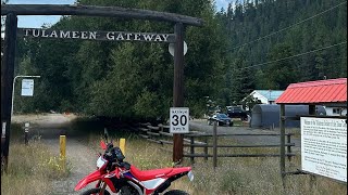 Exploring Tulameen BC and The Kettle Valley Rail Trail on my Honda CRF300L [upl. by Gut]