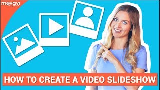 Tutorial How to Create a Beautiful Photo Slideshow with Music Movavi Video Editor 12 [upl. by Champagne]