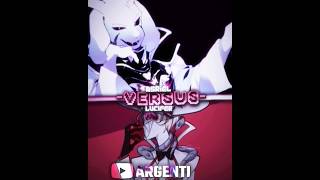 Asriel vs Lucifer Азриэль vs Люцифер asriel lucifer 1vs1 wisedit [upl. by Haianeb787]