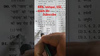 Rrb lekhpal ssc gd exam etc [upl. by Anihpled717]