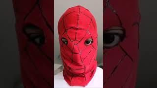 I made a Spiderman Mask with MOVING LENSES seanscrafts [upl. by Nolaf]