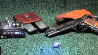 Federal Guard Dog 45acp 165gr Ballistic Gel Test [upl. by Elaina]