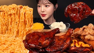 SUB편의점 신상 신라면 툼바 먹방🍜 bbq 자메이카 통다리치킨에 닭껍질튀김 새우스틱까지 컵라면 리뷰 리얼사운드 Ramyeon amp Chicken Mukbang Asmr [upl. by Horten]