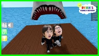 Ryan and Daddy Game Night Lets Play Roblox Epic Mini Game with Ryans Family Review [upl. by Anirehs358]