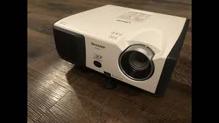 Sharp Projector Model XR32XL [upl. by Intosh]