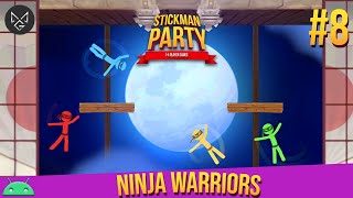 Stickman Party 14 Player Game  Ninja Warriors  Android Gameplay 8  Micromojang  619 [upl. by Emelyne]