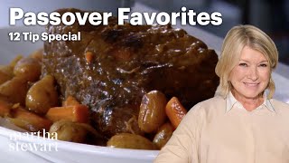 Martha Stewarts Favorite Passover Meals  11 Authentic Recipes [upl. by Flatto]