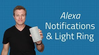 Amazon Alexa Notifications amp Light Ring Colors  Messaging Reminders [upl. by Akiraa]