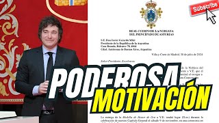 El Cuerpo de la Nobleza del Principado de Asturias Concede la Medalla de Oro a Javier Milei [upl. by Yard]