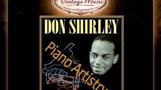 DON SHIRLEY Jazz Swing Dance Piano Artistry  Music For Dinner [upl. by Mundt217]