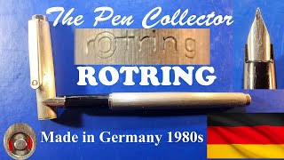 ROTRING 1980s Fountain Pen Review [upl. by Lib]