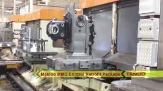 CNC Engineering Demonstrates a FANUC 35iB Control Retrofit Package for a Makino MMC Cell [upl. by Vizza]