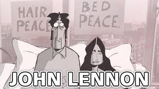 John Lennon and Yoko Ono on Love  Blank on Blank [upl. by Ydnamron]