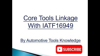 Core Tools Linkage with IATF16949 clauses in Hindi [upl. by Kubetz]