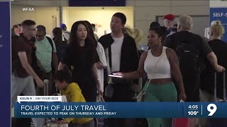 Fourth of July travel expected to peak on Thursday and Friday [upl. by Alithia711]