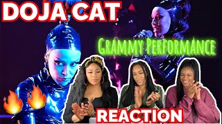 DOJA CAT  Say So  Grammy Performance 2021  UK REACTION 🇬🇧  She Killed it 🔥🔥 [upl. by Peggir]