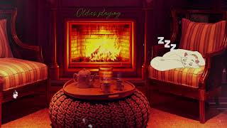 Oldies playing in a cozy night ambience music mod [upl. by Myrna501]