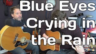 Blue Eyes Crying in the Rain by Willie Nelson  Guitar Lesson [upl. by Treharne]