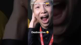 BTS Blow Kiss Level 😘🤣 mts btsfunny kiss btsarmy shorts rm [upl. by Nadya557]