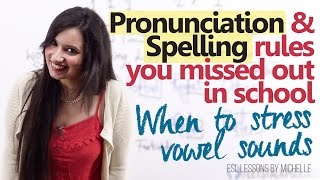 Spelling amp Pronunciation Rules you missed out in school  English pronunciation lesson for beginners [upl. by Randolf]