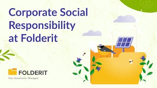 Environmental CSR  Folderit EDMS [upl. by Ahsennek]