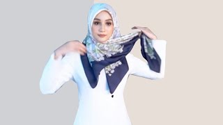 6 GAYA HIJAB SIMPLE ⚘ CARA PAKAI TUDUNG BAWAL SIMPLE DAN CANTIK STYLE BARU  TUTORIAL BAWAL EDITION [upl. by Venus]