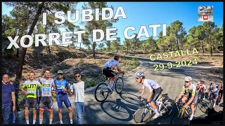 I Subida Xorret de Cati CASTALLA 2992024 Ciclismo 4K [upl. by Sirromaj466]