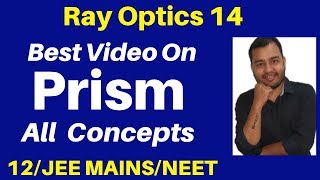 Ray Optics 14  Refraction through Prism  Concept  Numericals amp Minimum Deviation Case JEENEET [upl. by Ahsinot]