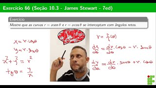 Seção 103 Exercício 66  Interseção entre duas curvas polares James Stewart [upl. by Nirrep654]