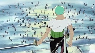 One Piece Zoro at Whiskey Peak Dub Epic Scene [upl. by Cirdor]