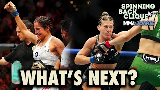 Did Raquel Pennington get ROBBED Is Julianna Peña vs Kayla Harrison Next  Spinning Back Clique [upl. by Wendi998]