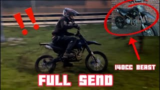 Testing My Stomp 140 Pitbike FULL SEND [upl. by Eiboj79]