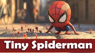 Tiny Spiderman Adventure  Spiderman Story  Kids Story [upl. by Fitzsimmons]