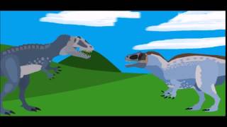 Acrocanthosaurus vs Carcharodontosaurus [upl. by Carmelita]