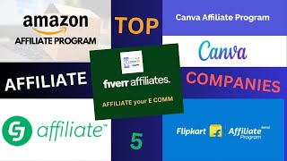 Top 5 Affiliate Marketing Companies You Need to Know in 2024 for Big Earnings [upl. by Mada200]