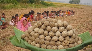 Chirar Naru Recipe চিড়া নারিকেল দিয়ে ঝটপট মজাদার সকাল বিকেলের নাস্তা Bengali Chirar Mua Poha Laddu [upl. by Fred727]