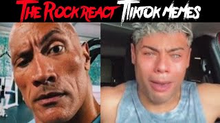 The Rock reacts Tiktok Memes  Memes [upl. by Vachel379]