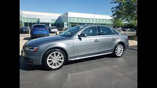 2014 Audi A4 20T quattro Premium Plus Schaumburg IL 241255A [upl. by Celestia765]